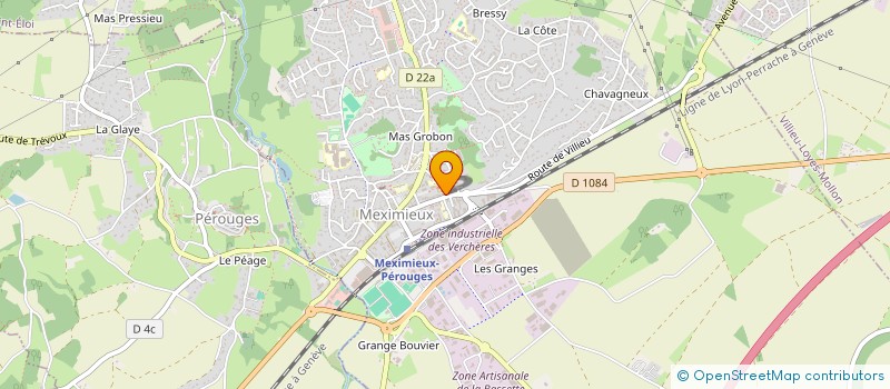 localisation de l'entreprise ASSOCIATION L'ATELIER ESPACE à MEXIMIEUX