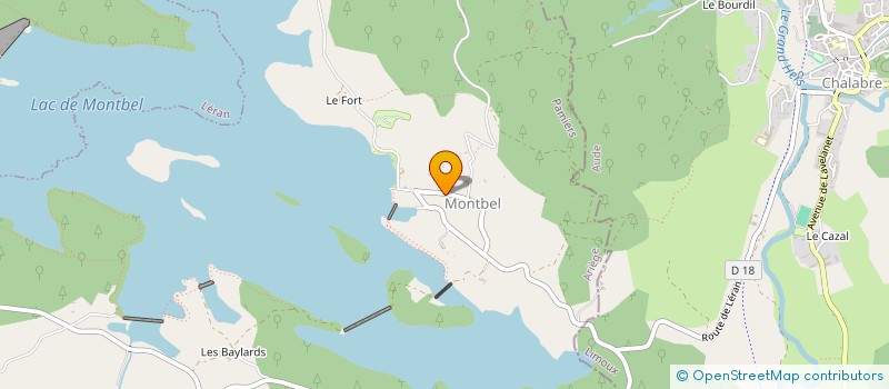 localisation de l'entreprise ASSOCIATION L'ATOUT SPORT à MONTBEL