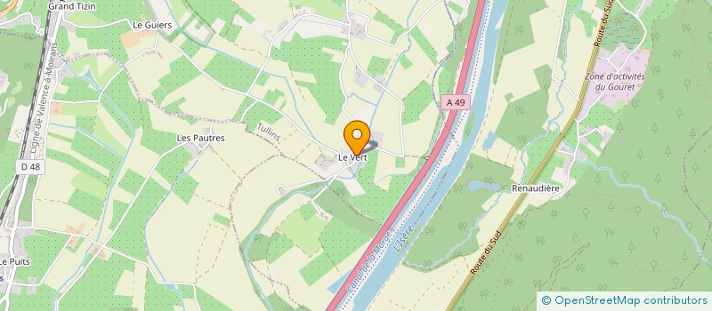 localisation de l'entreprise ASSOCIATION L'AUTRE  SAINT-QUENTIN-SUR-ISERE