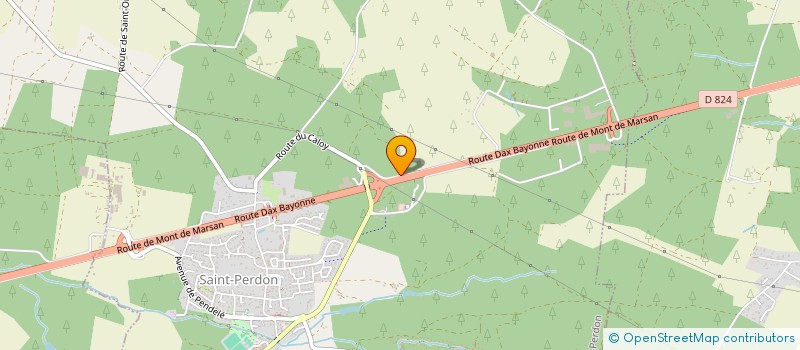 localisation de l'entreprise ASSOCIATION L'AUTRE SENS  SAINT-PERDON