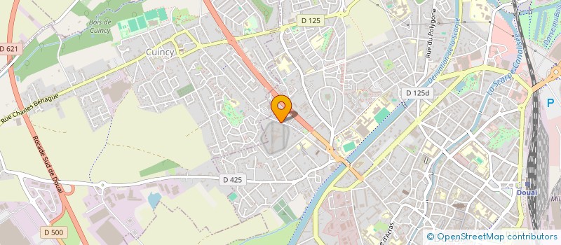 localisation de l'entreprise ASSOCIATION L AVENIR à DOUAI