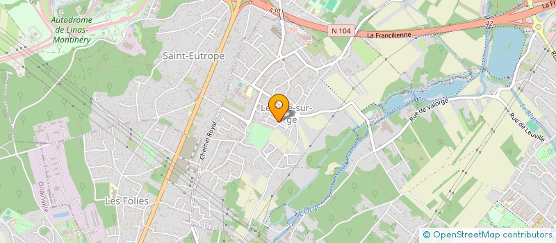 localisation de l'entreprise ASSOCIATION L'AVENTURE à LEUVILLE-SUR-ORGE