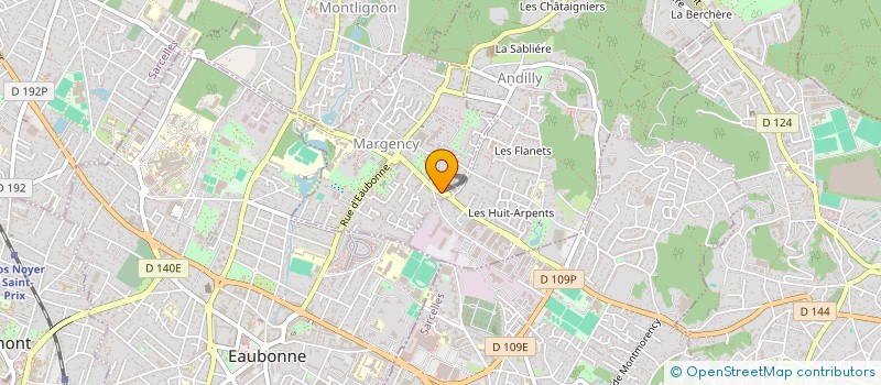 localisation de l'entreprise ASSOCIATION L'DANSE  MARGENCY