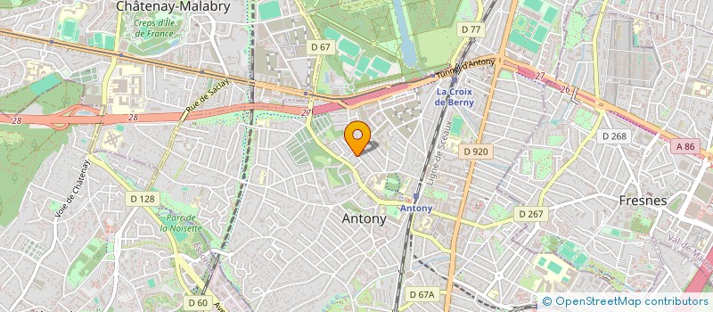 localisation de l'entreprise ASSOCIATION L EAU A LA BOUCHE à ANTONY