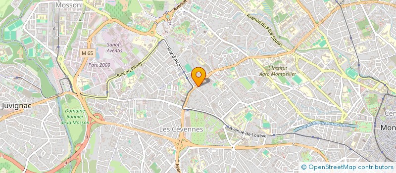 localisation de l'entreprise ASSOCIATION L'ECAP à MONTPELLIER