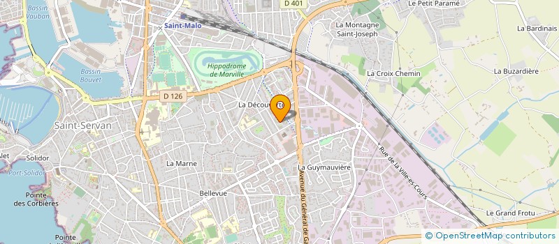 localisation de l'entreprise ASSOCIATION L ECHAPEE  SAINT-MALO