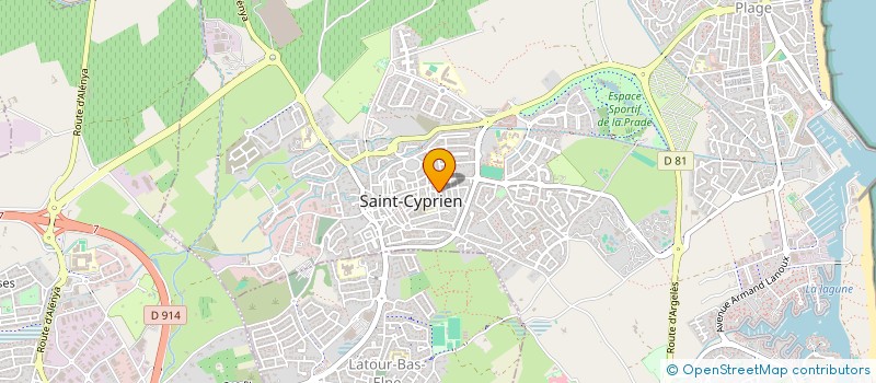 localisation de l'entreprise ASSOCIATION L'ECHOTONE  SAINT-CYPRIEN