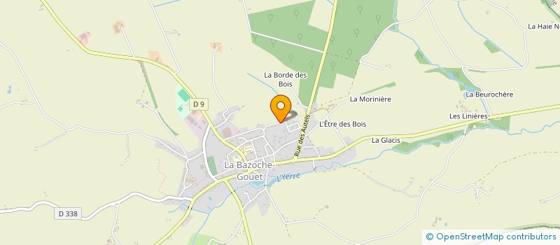 localisation de l'entreprise ASSOCIATION L ECLAIR à LA BAZOCHE-GOUET