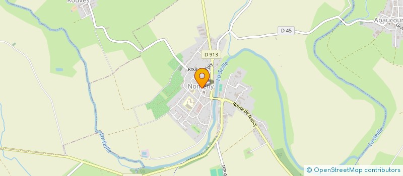 localisation de l'entreprise ASSOCIATION L'ECOLE BUISSONNIERE  NOMENY