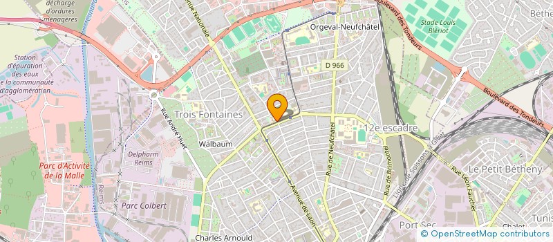 localisation de l'entreprise ASSOCIATION L'ECOLE BUISSONNIERE à REIMS