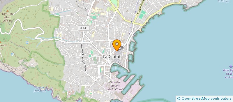 localisation de l'entreprise ASSOCIATION L'ECOLE DU CHAT à LA CIOTAT
