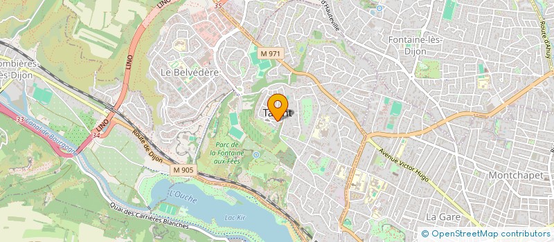 localisation de l'entreprise ASSOCIATION L'ECOLE EN FETE  TALANT