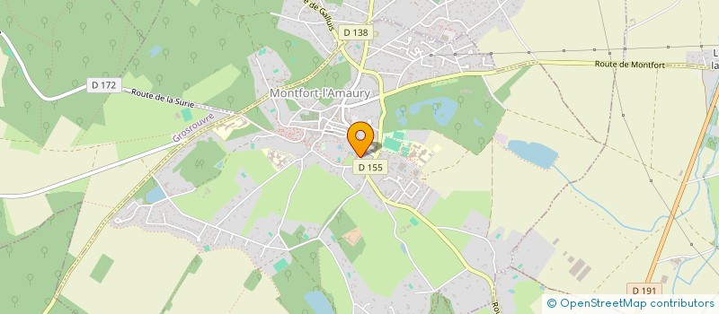 localisation de l'entreprise ASSOCIATION L'ECUREUIL ROUX  MONTFORT-L AMAURY
