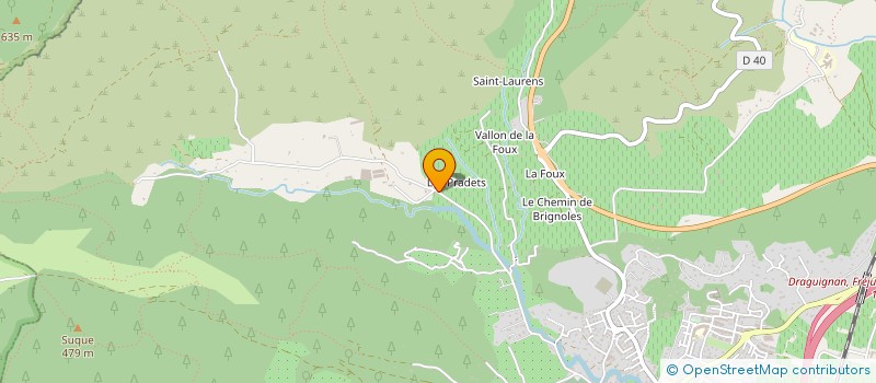 localisation de l'entreprise ASSOCIATION L'EDENVEYS  CUERS