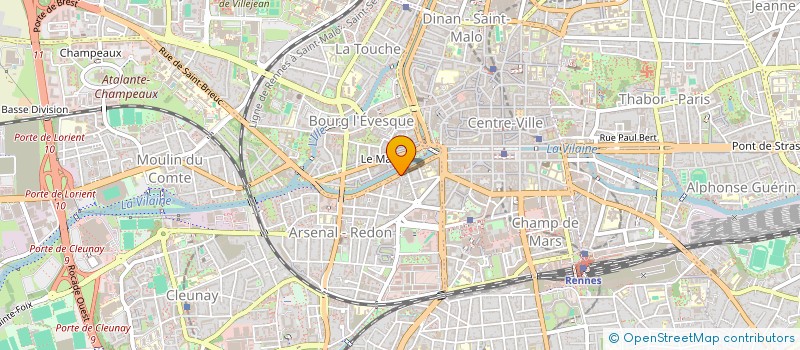 localisation de l'entreprise ASSOCIATION L EFFET DEFEE  RENNES