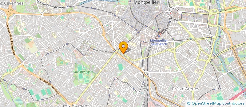 localisation de l'entreprise ASSOCIATION L'EFFET DOMINO  MONTPELLIER