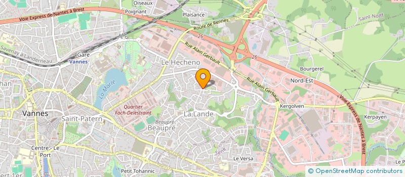 localisation de l'entreprise ASSOCIATION L ELECTRICITE DANS L ERE à VANNES