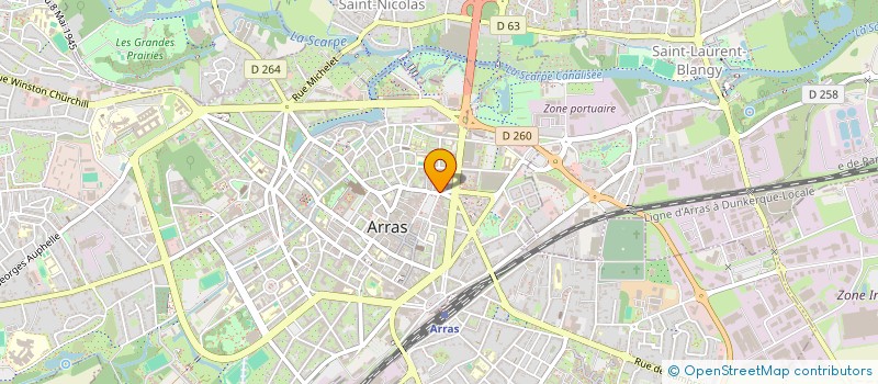 localisation de l'entreprise ASSOCIATION L EMBELLIE à ARRAS