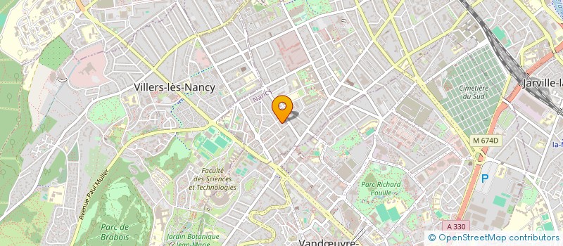 localisation de l'entreprise ASSOCIATION L ENCRE SONOR  NANCY