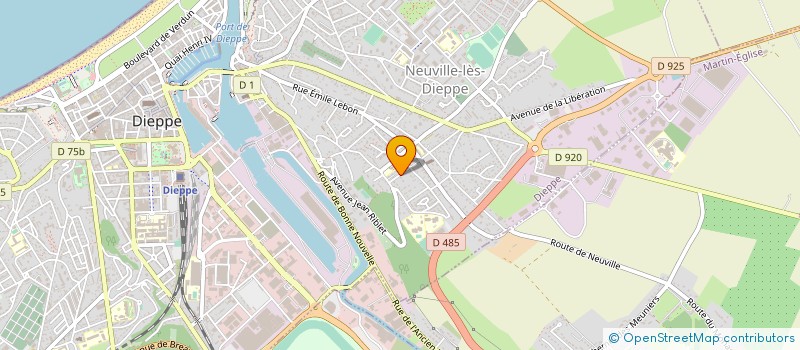 localisation de l'entreprise ASSOCIATION L'ENFANFARE à DIEPPE
