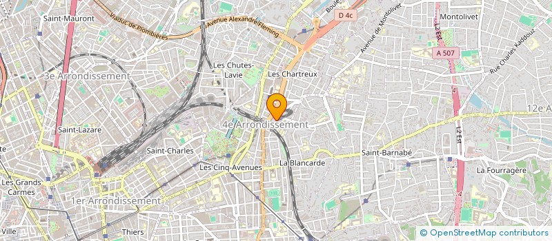 localisation de l'entreprise ASSOCIATION L'ENFANT PRODIGUE à MARSEILLE