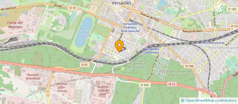 localisation de l'entreprise ASSOCIATION L'ENTRAIDE à VERSAILLES