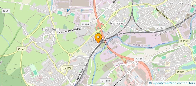 localisation de l'entreprise ASSOCIATION L ENTRAIDE  NEUF-MESNIL