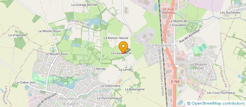 localisation de l'entreprise ASSOCIATION L'ENVOL à MOUILLERON-LE-CAPTIF