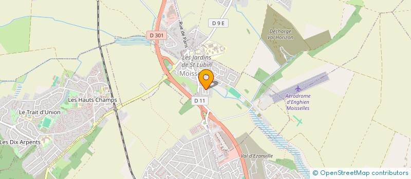 localisation de l'entreprise ASSOCIATION L'ENVOL à MOISSELLES