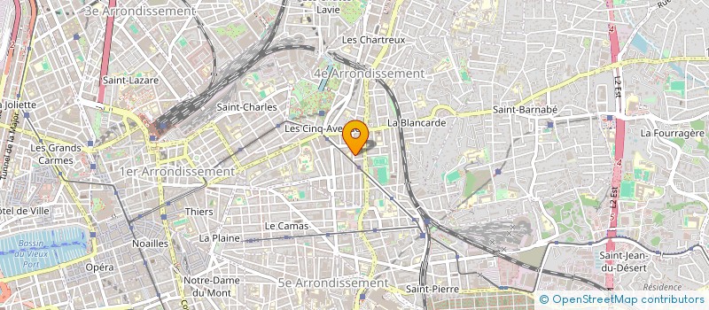 localisation de l'entreprise ASSOCIATION L'ENVOLEE à MARSEILLE