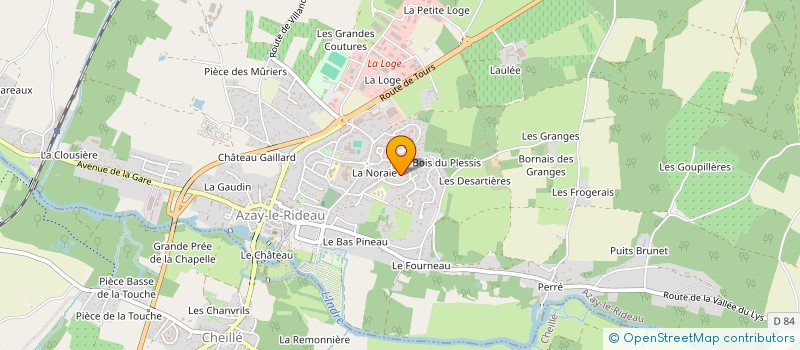 localisation de l'entreprise ASSOCIATION L'EPHEMERE COMPAGNIE  SACHE