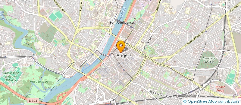 localisation de l'entreprise ASSOCIATION L'EPICERIE à ANGERS