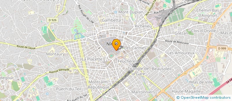 localisation de l'entreprise ASSOCIATION L ESPRIST FANTASY   NIMES