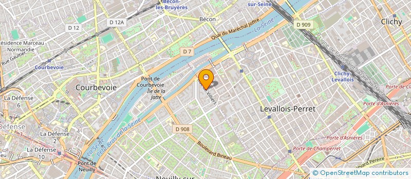 localisation de l'entreprise ASSOCIATION L' ESSOR à NEUILLY-SUR-SEINE