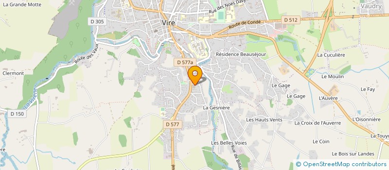 localisation de l'entreprise ASSOCIATION L'ETAPE à VIRE-NORMANDIE
