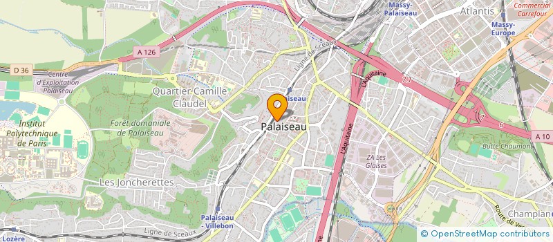 localisation de l'entreprise ASSOCIATION L'ETAPE à PALAISEAU