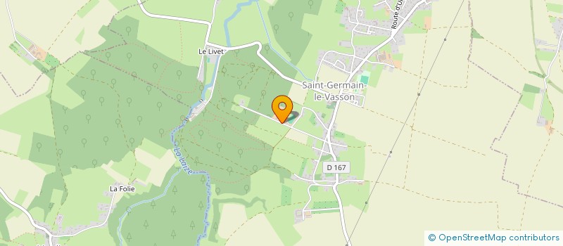 localisation de l'entreprise ASSOCIATION L'ETAPE  SAINT-GERMAIN-LE-VASSON