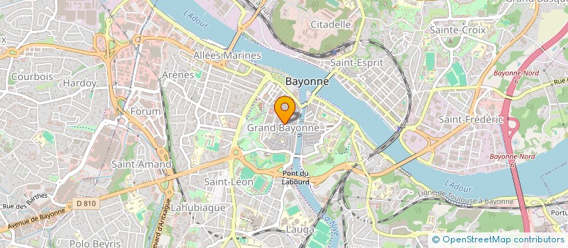 localisation de l'entreprise ASSOCIATION L'EVEIL à BAYONNE