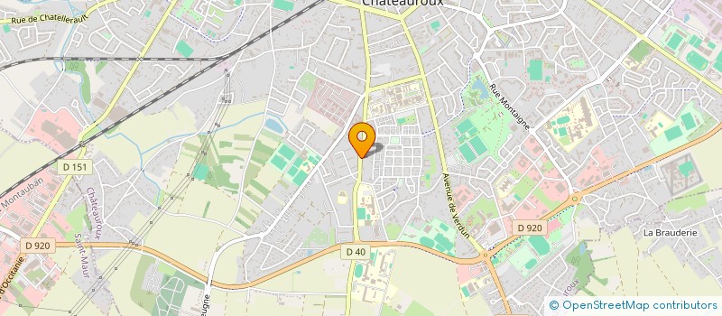 localisation de l'entreprise ASSOCIATION L EVEIL à CHATEAUROUX