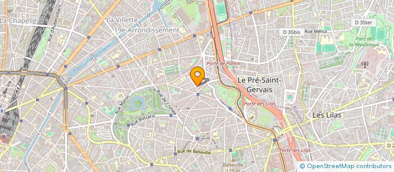 localisation de l'entreprise ASSOCIATION L'EXPERIENCE DU FUTUR  PARIS