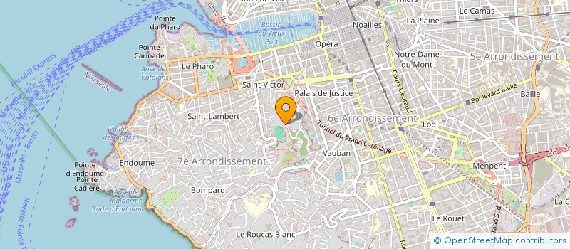 localisation de l'entreprise ASSOCIATION L'HIRONDELLE à MARSEILLE