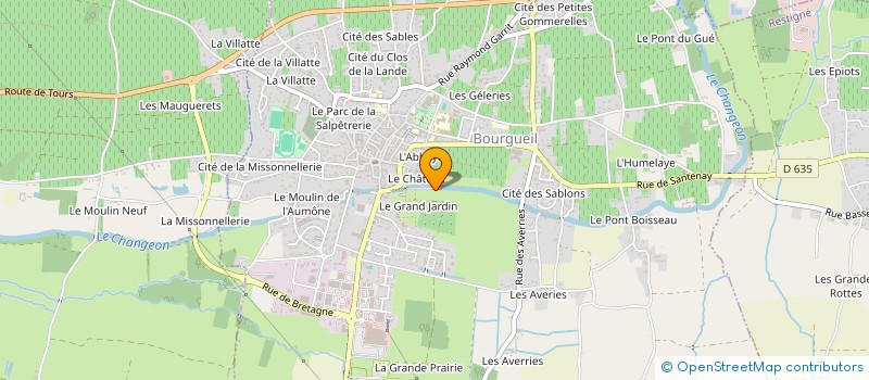 localisation de l'entreprise ASSOCIATION L'HISTOIRE SUR SCENE à BOURGUEIL
