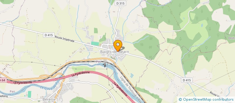 localisation de l'entreprise ASSOCIATION L ILE O BAMBINS à BAIGTS-DE-BEARN