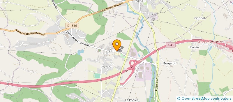 localisation de l'entreprise ASSOCIATION L'INDEPENDANTE DE FITILIEU  LES ABRETS-EN-DAUPHINE