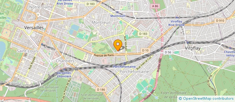 localisation de l'entreprise ASSOCIATION L'INSTANT RECITAL  VERSAILLES