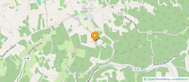 localisation de l'entreprise ASSOCIATION L'INTEGRALE  MEYRALS