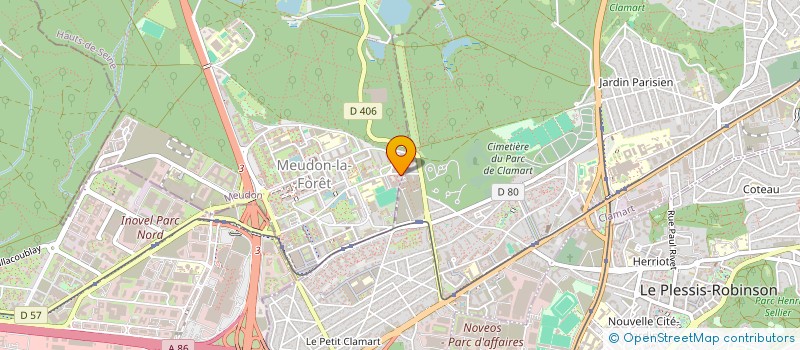 localisation de l'entreprise ASSOCIATION L'OASIS  MEUDON