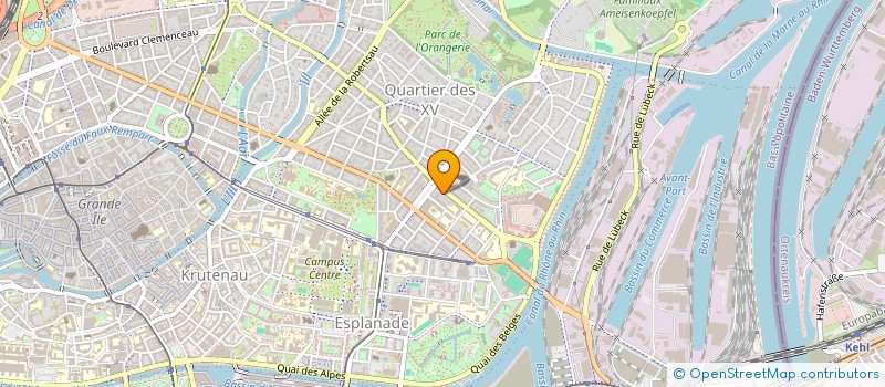 localisation de l'entreprise ASSOCIATION L OASIS à STRASBOURG