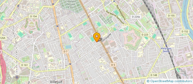 localisation de l'entreprise ASSOCIATION L'OASIS à VITRY-SUR-SEINE