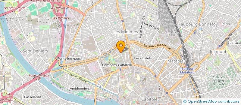 localisation de l'entreprise ASSOCIATION L'ODISSI  TOULOUSE